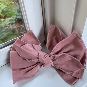 Anthropologie Pink  Hadley Bow Barrette